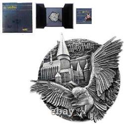 2023 Cook Islands 5 oz Silver Harry Potter Hedwig Coin