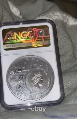 2023 Cook Islands Astrolabe 2 oz Silver Coin NGC MS 70 Antiqued Seven K 7k $10 2023 Cook Islands Astrolabe 2 oz Silver Coin NGC MS 70 Antiqued Seven K 7k $10
