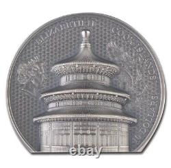 2023 Cook Islands Beijing Temple of Heaven 2 oz Silver Box COA FDOI PCGS MS70