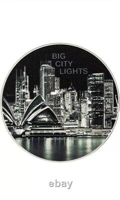 2023 Cook Islands Big City Lights Sydney 1oz Silver Proof Coin. CIT COLLECTION