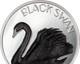 2023 Cook Islands Black Swan 2 oz 999 Silver Black Proof UHR Mintage 2500