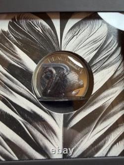 2023 Cook Islands Black Swan 2 oz Black Proof Silver Coin 30254