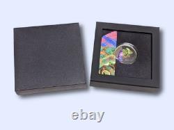 2023 Cook Islands CHAMELEON Eclectic Nature 1 Oz Silver Coin $5