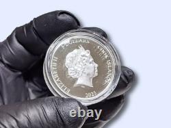 2023 Cook Islands CHAMELEON Eclectic Nature 1 Oz Silver Coin $5