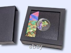 2023 Cook Islands CHAMELEON Eclectic Nature 1 Oz Silver Coin $5