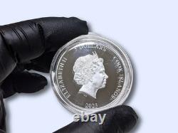 2023 Cook Islands CHAMELEON Eclectic Nature 1 Oz Silver Coin $5