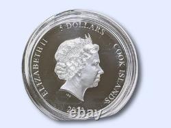 2023 Cook Islands CHAMELEON Eclectic Nature 1 Oz Silver Coin $5
