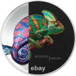 2023 Cook Islands Eclectic Nature Chameleon 1oz Silver Ultra Proof Coin