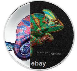 2023 Cook Islands Eclectic Nature Chameleon 1oz Silver Ultra Proof Coin