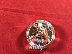 2023 Cook Islands Eddie the Trooper Iron Maiden 1 oz Silver Proof Coin