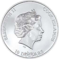 2023 Cook Islands Eye of a Fairytale Kiss the Frog 2oz Silver Proof Coin