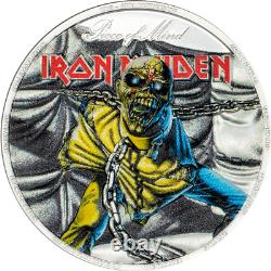 2023 Cook Islands Iron Maiden Piece of Mind 2 oz Silver Coin