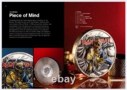 2023 Cook Islands Iron Maiden Piece of Mind 2 oz Silver Coin