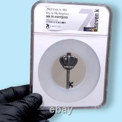 2023 Cook Islands Key to My Kingdom 1 Oz Silver Coin $5