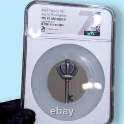 2023 Cook Islands Key to My Kingdom 1 Oz Silver Coin $5