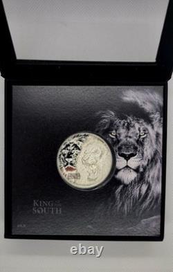 2023 Cook Islands King Of The South LION 1oz Silver Coin. PROOF 1000 pieces