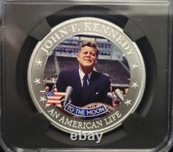2023 Cook Islands Life of Kennedy To The Moon 7k $2 NGC MS70 FLAWLESS See Pics