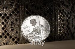 2023 Cook Islands Mont-Saint-Michel 2oz Silver Proof Coin