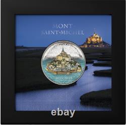 2023 Cook Islands Mont-Saint-Michel 2oz Silver Proof Coin
