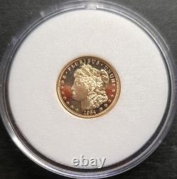 2023 Cook Islands Morgan $5 Gold Proof? 1/10 oz. Of 24% Gold