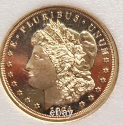 2023 Cook Islands Morgan $5 Gold Proof? 1/10 oz. Of 24% Gold