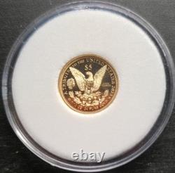 2023 Cook Islands Morgan $5 Gold Proof? 1/10 oz. Of 24% Gold