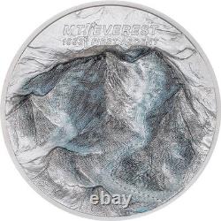 2023 Cook Islands Mount Everest First Ascent 2 oz Proof Silver Coin
