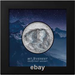 2023 Cook Islands Mount Everest First Ascent 2 oz Proof Silver Coin