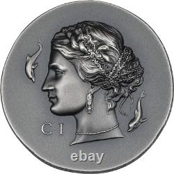 2023 Cook Islands Numismatic Icons Arethusa 1oz Silver Antiqued Coin