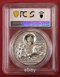 2023 Cook Islands SPARTA, 1 oz. Silver High Relief PCGS PR70 Box/COA Included