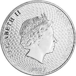2023 Cook Islands Silver Bounty Sailing Ship 1 oz $1 BU Five 20 Coin Mint Tubes