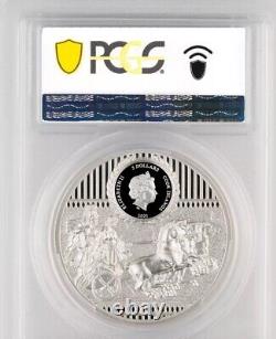 2023 Cook Islands Sparta High Relief Silver Coin PCGS PR70DCAM First Day Iss