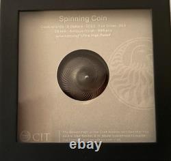 2023 Cook Islands-Spinning Top Coin (1 Oz. 999 Fine Silver) CIT mint OGP + COA