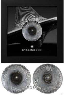 2023 Cook Islands-Spinning Top Coin (1 Oz. 999 Fine Silver) CIT mint OGP + COA