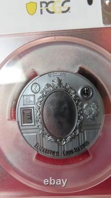 2023 Cook Islands The Stanley Hotel Ag 2 Oz Silk Finish High Relief PCGS PR70