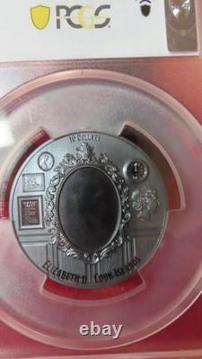 2023 Cook Islands The Stanley Hotel Ag 2 Oz Silk Finish High Relief PCGS PR70