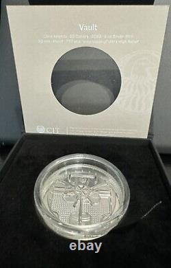 2023 Cook Islands The VAULT Coin 3 oz. 999 Silver Proof Coin CIT