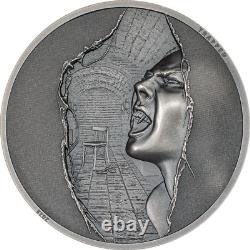 2023 Cook Islands Trapped Escape 1oz Silver Antiqued Finish Coin