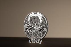 2023 Cook Islands X-Ray Creation of Adam 1 oz. 999 Silver Coin CIT Michelangelo