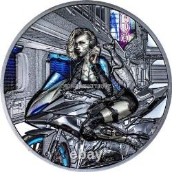 2023 Cyber Queen 3 oz ultra high relief silver coin Cook Islands