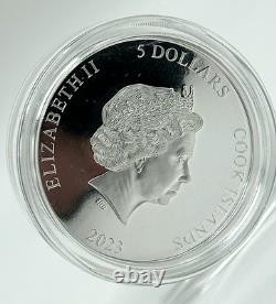 2023 Second skin 1 oz PROOF silver coin Cook Islands WithCOA & BOX 2.5K MINTED