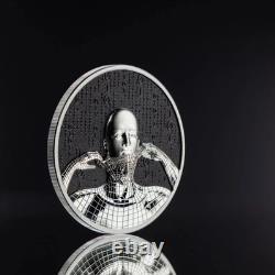 2023 Second skin 1 oz PROOF silver coin Cook Islands WithCOA & BOX 2.5K MINTED