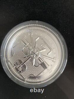 2023 Silver Coin 3 Oz Cooks Islands Proof Vault CIT Limited Mint High Relief