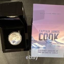 2023 Silver Coin Capt Cook Crosses the Antarctic Circle, 1 oz. 999 2 available