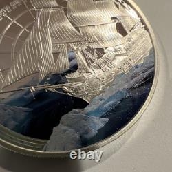 2023 Silver Coin Capt Cook Crosses the Antarctic Circle, 1 oz. 999 2 available