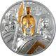 2023 Sparta ultra high relief 3 proof silver coin gilded Cook Islands