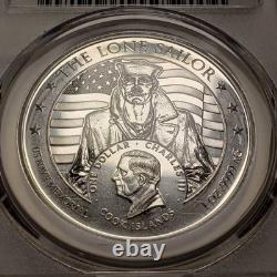2024 $1 Cook Islands 1 oz. 9999 Silver Pearl Harbor Sailor PCGS MS 70 Q6206