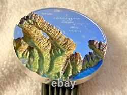 2024 25$ HAWAII TOPOGRAPHY 5 oz Ultra High Relief Silver Proof Coin-MINTAGE 777