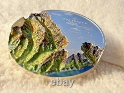 2024 25$ HAWAII TOPOGRAPHY 5 oz Ultra High Relief Silver Proof Coin-MINTAGE 777