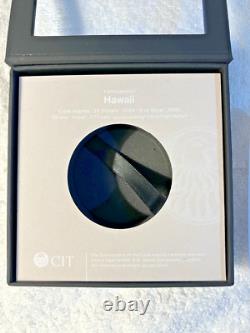 2024 25$ HAWAII TOPOGRAPHY 5 oz Ultra High Relief Silver Proof Coin-MINTAGE 777